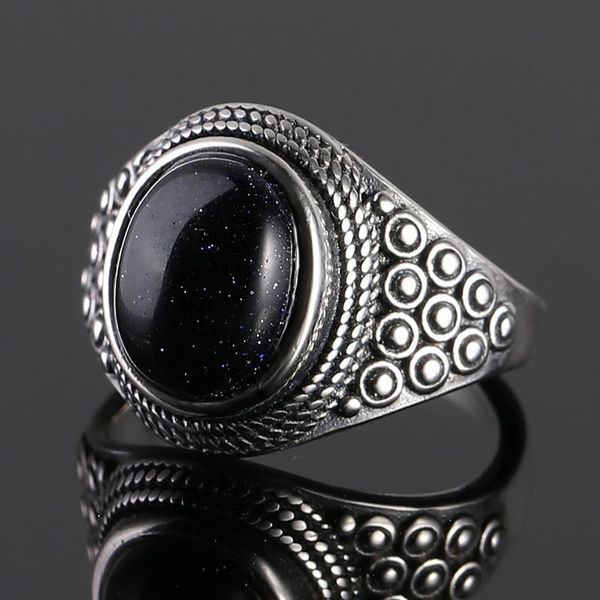 cluster rings punk oval blue sandstone for women s925 sterling silver gemstone jewelry party birthday gift daily, Golden;silver
cluster rings punk oval blue sandstone for women s925 sterling silver gemstone jewelry party birthday gift daily, Golden;silver