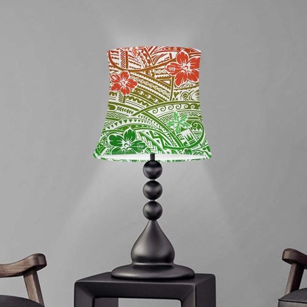 lamp covers & shades polynesian plumeria design table lampshade modern cloth nordic simplicity light shade washable