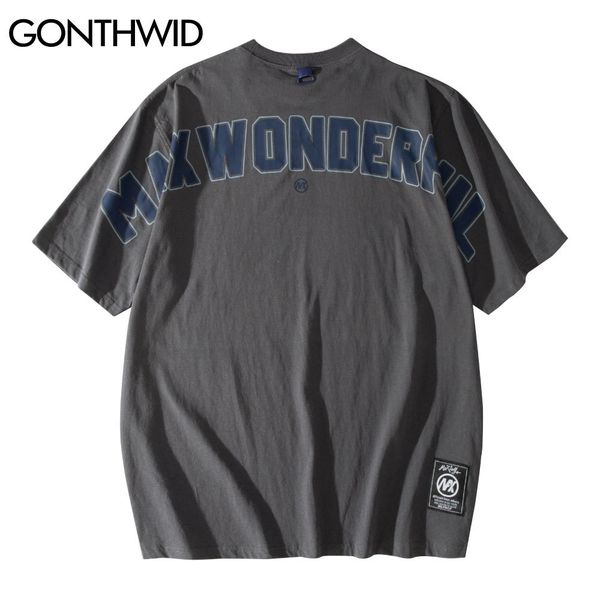 gonthwid oversized tshirts hip hop streetwear summer letter print short sleeve cotton t-shirts fashion casual harajuku tees c0315, White;black
gonthwid oversized tshirts hip hop streetwear summer letter print short sleeve cotton t-shirts fashion casual harajuku tees c0315, White;black