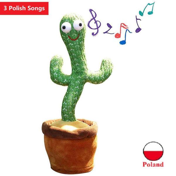 32cm cactus plush toys electronic dancing with polish song early childhood education for children
32cm cactus plush toys electronic dancing with polish song early childhood education for children