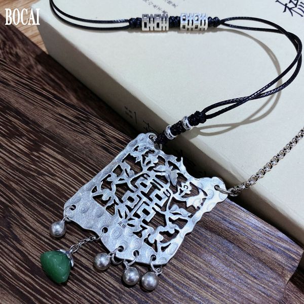 2021 new real s990 pure lotus happy character bell sweater chain handmade sier ethnic style long woman necklace on5y, Silver
2021 new real s990 pure lotus happy character bell sweater chain handmade sier ethnic style long woman necklace on5y, Silver