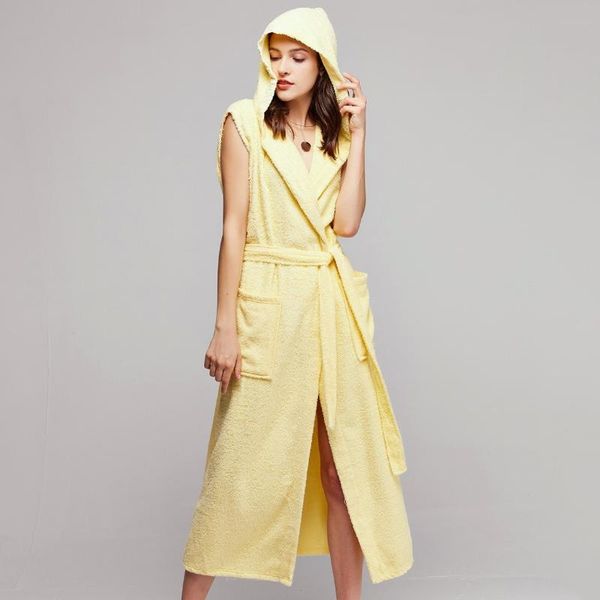 women's sleepwear cotton hooded women kimono bathrobe gown sleeveless nightgown home clothes toweling terry el robe homewear, Black;red
women's sleepwear cotton hooded women kimono bathrobe gown sleeveless nightgown home clothes toweling terry el robe homewear, Black;red