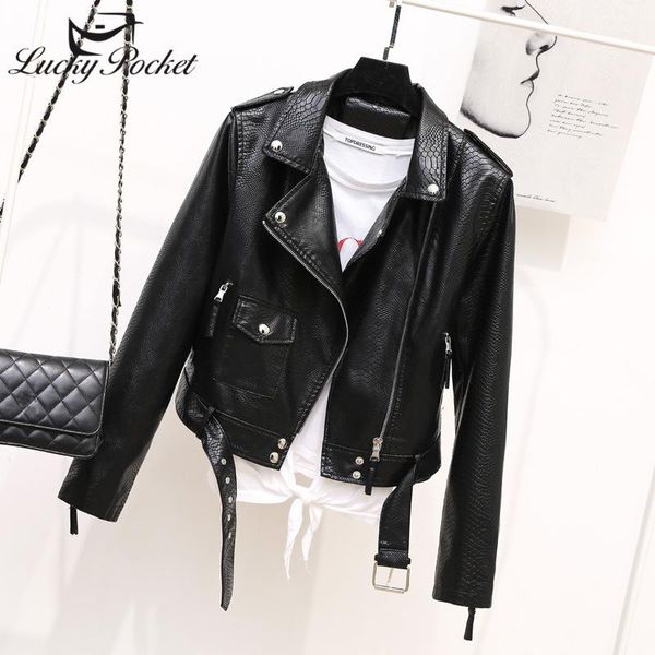 women's jackets women spring autumn black lapel pu leather coat ladies fashion solid color rivet epaulet zipper jacket loose outerwear, Black;brown
women's jackets women spring autumn black lapel pu leather coat ladies fashion solid color rivet epaulet zipper jacket loose outerwear, Black;brown