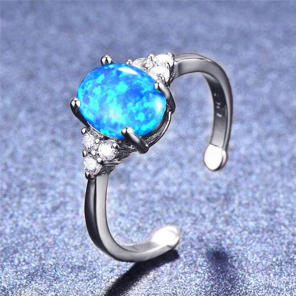 wedding rings fashion white blue purple opal ring boho silver color oval stone opening vintage engagement promise for women, Slivery;golden
wedding rings fashion white blue purple opal ring boho silver color oval stone opening vintage engagement promise for women, Slivery;golden