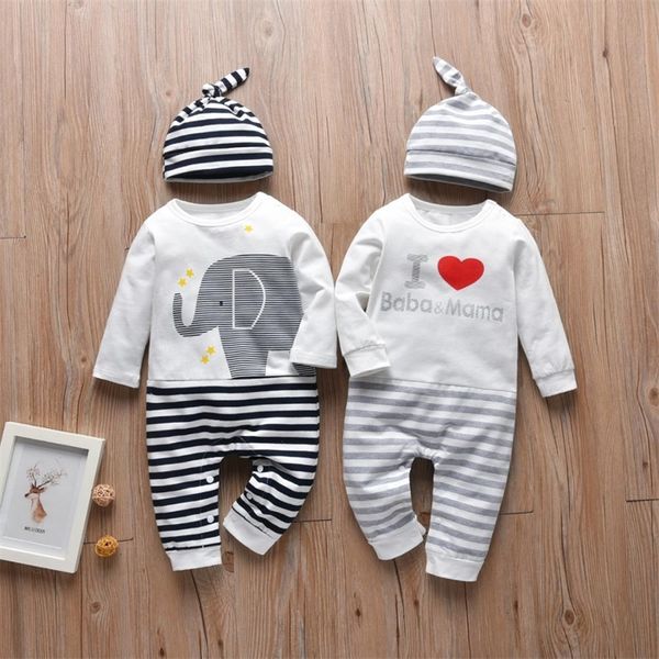 newborn infant baby boys romper cotton letter i love baba&mama long sleeve jumpsuit and hat autumn toddler clothes outfits 210309, Blue
newborn infant baby boys romper cotton letter i love baba&mama long sleeve jumpsuit and hat autumn toddler clothes outfits 210309, Blue
