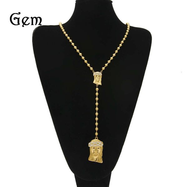 new hip hop jewelry jesus shape stainless steel beaded black eye jesus pendant hiphop necklace, Silver
new hip hop jewelry jesus shape stainless steel beaded black eye jesus pendant hiphop necklace, Silver