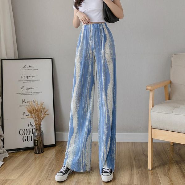 women's pants & capris plait wide-legged water ripple shading casual long female high waist woman spring autumn for clothing panty 2021, Black;white
women's pants & capris plait wide-legged water ripple shading casual long female high waist woman spring autumn for clothing panty 2021, Black;white