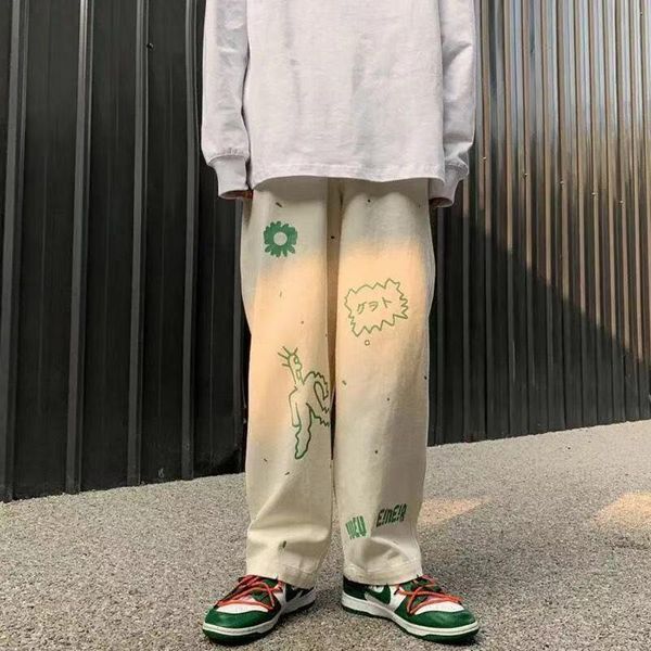 women's pants & capris 2021 loose wide leg women straight casual fashion summer work men japanese streetwear ruffian handsome versatile, Black;white
women's pants & capris 2021 loose wide leg women straight casual fashion summer work men japanese streetwear ruffian handsome versatile, Black;white