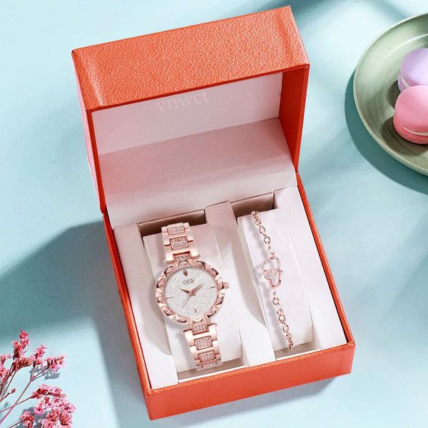 wristwatches luxury women watches rose gold bracelet box set fashion crystal steel ladies watch relogio feminino horloge dames, Slivery;brown
wristwatches luxury women watches rose gold bracelet box set fashion crystal steel ladies watch relogio feminino horloge dames, Slivery;brown