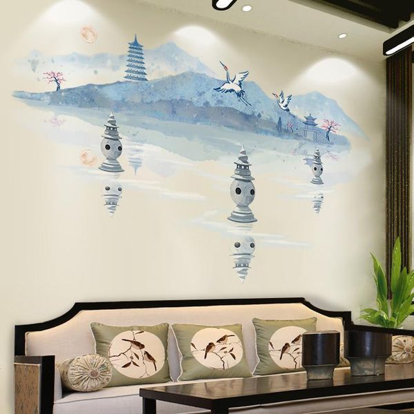 watercolor landscape wall sticker chinese style living room sofa tv backdrop wall decal room decor self adhesive wallpaper
watercolor landscape wall sticker chinese style living room sofa tv backdrop wall decal room decor self adhesive wallpaper
