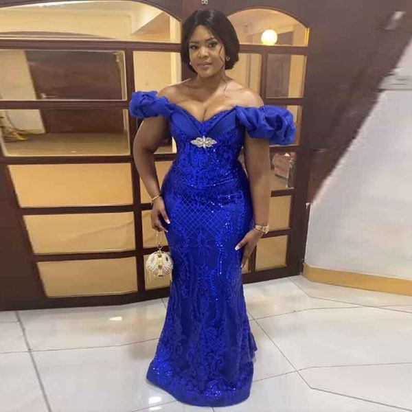 arabic aso ebi off the shoulder prom dresses royal blue lace mermaid corset back evening gowns african, Black
arabic aso ebi off the shoulder prom dresses royal blue lace mermaid corset back evening gowns african, Black