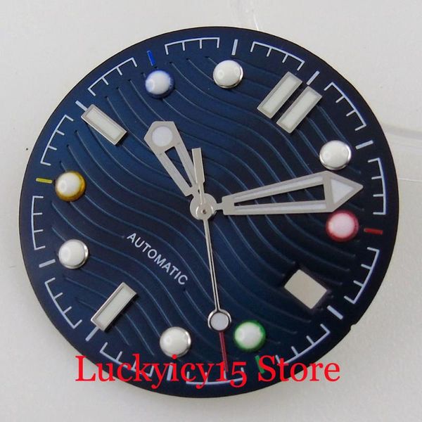 repair tools & kits nologo 31mm blue watch dial fit nh35a luminous index silver hand set date window
repair tools & kits nologo 31mm blue watch dial fit nh35a luminous index silver hand set date window