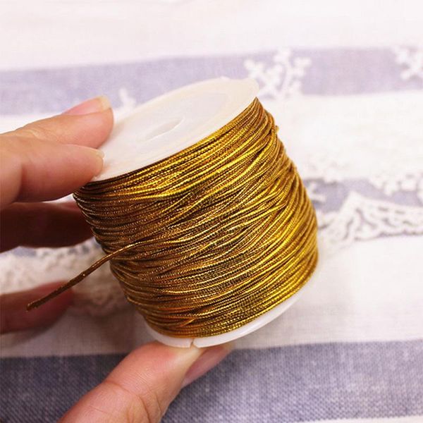 gold string for trademark jewelry bracelet twine tag tassel making crafts gift thread for wedding christmas rope, Black;white
gold string for trademark jewelry bracelet twine tag tassel making crafts gift thread for wedding christmas rope, Black;white