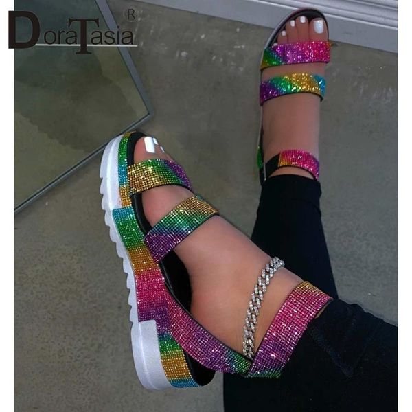 doratasia new ins ladies platform summer gladiator sandals fashion crystal colorful sandals women 2021 wedges shoes woman, Black
doratasia new ins ladies platform summer gladiator sandals fashion crystal colorful sandals women 2021 wedges shoes woman, Black