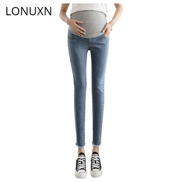 vintgae washed denim maternity jeans elastic waist belly loose pants clothes for pregnant women pregnancy denim jeans, White
vintgae washed denim maternity jeans elastic waist belly loose pants clothes for pregnant women pregnancy denim jeans, White