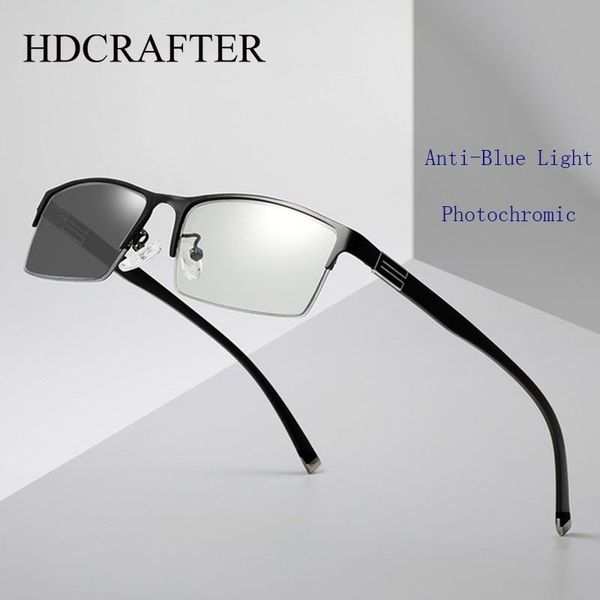 fashion sunglasses frames hdcrafter metal alloy anti-blue ray pochromic gray glasses optical frame men myopia prescription eyeglasses, Black
fashion sunglasses frames hdcrafter metal alloy anti-blue ray pochromic gray glasses optical frame men myopia prescription eyeglasses, Black