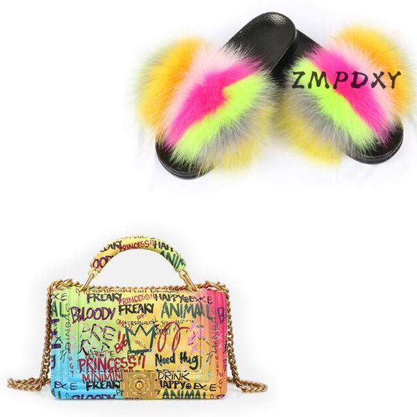 slippers womens real fur slides jelly shoulder bag shoes sets women fluffy furry slipper ladies chain candy crossbody purse flip flop, Black
slippers womens real fur slides jelly shoulder bag shoes sets women fluffy furry slipper ladies chain candy crossbody purse flip flop, Black