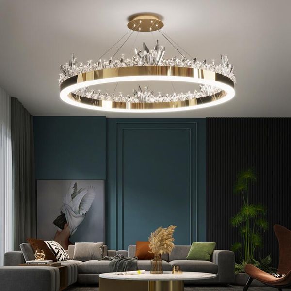 chandeliers luxury crystal chandelier living room modern ring decorative lamp bedroom dining led lighting
chandeliers luxury crystal chandelier living room modern ring decorative lamp bedroom dining led lighting