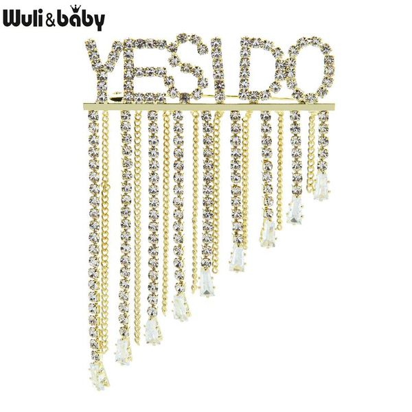 pins, brooches wuli&baby rhinestone yes i do tassel brooch pins gifts for women 2-color words party, Gray
pins, brooches wuli&baby rhinestone yes i do tassel brooch pins gifts for women 2-color words party, Gray