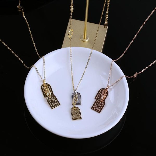 chains 2021 korea fashion gold plated stainless steel square brand sweater chain pendants necklace personality trend jewelry gift, Silver
chains 2021 korea fashion gold plated stainless steel square brand sweater chain pendants necklace personality trend jewelry gift, Silver