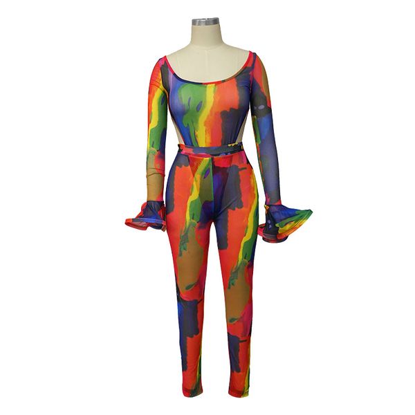 tie dye printed sheer mesh two piece set long sleeve bodysuit and leggings fall 2021 2pcs club outfits d37-da25, White
tie dye printed sheer mesh two piece set long sleeve bodysuit and leggings fall 2021 2pcs club outfits d37-da25, White