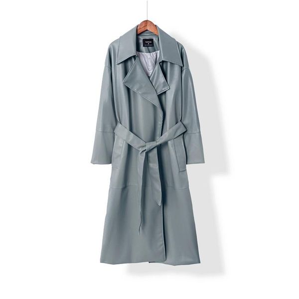 women's leather & faux 2021 oversized trench coat for women womens clothes long soft jacket, Black
women's leather & faux 2021 oversized trench coat for women womens clothes long soft jacket, Black