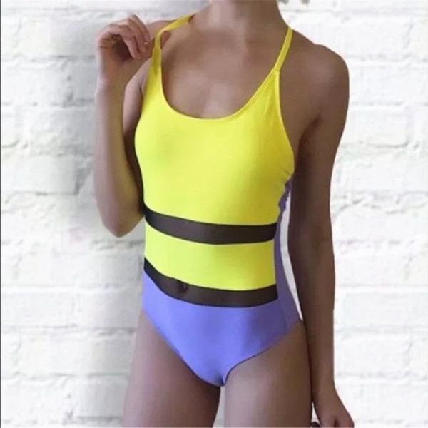 one-piece suits 2021 candy colors women's mesh swimwear one piece swimsuit push up monokini lady summer yellow patchwork beach bodysuit
one-piece suits 2021 candy colors women's mesh swimwear one piece swimsuit push up monokini lady summer yellow patchwork beach bodysuit