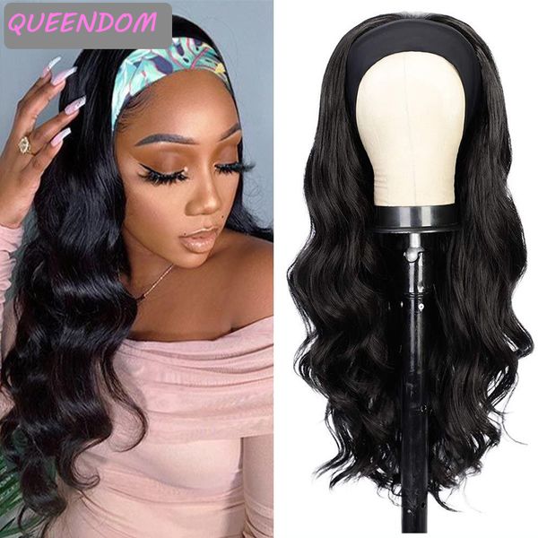 long body wave headband wigs for black women natural wave wig with turban synthetic hair wig heat resistant cosplay headwrap wig
long body wave headband wigs for black women natural wave wig with turban synthetic hair wig heat resistant cosplay headwrap wig