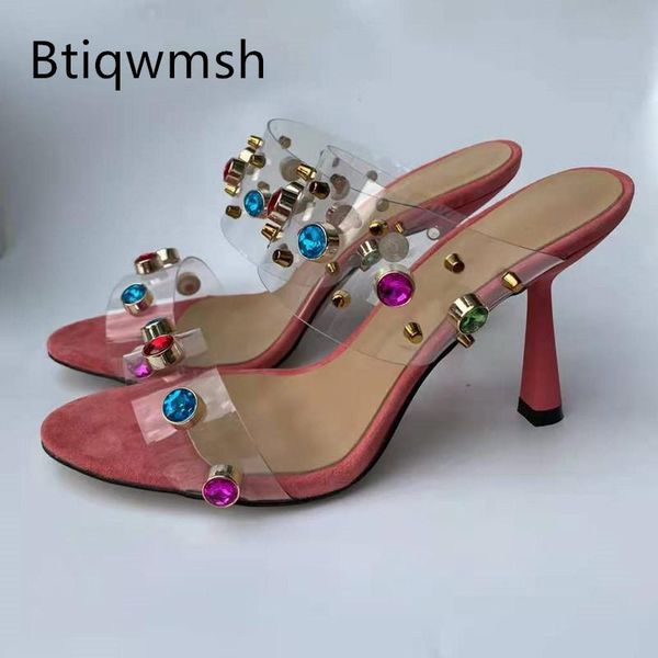 dress shoes 2021 chic design rhinestone sandals women open toe mixed color diamond rivet pvc tranparent high heels woman party, Black
dress shoes 2021 chic design rhinestone sandals women open toe mixed color diamond rivet pvc tranparent high heels woman party, Black