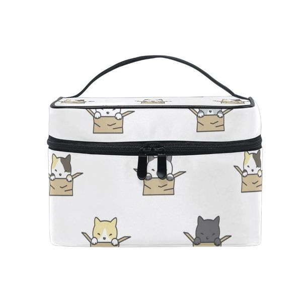 fengju cosmetic bag portable travel organizer hanging toiletry case storage tote for girls woman kitten box 
fengju cosmetic bag portable travel organizer hanging toiletry case storage tote for girls woman kitten box