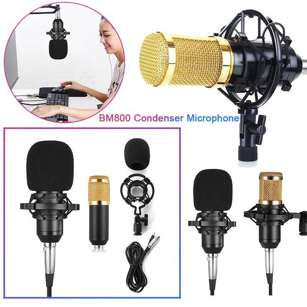 new bm800 condenser microphone studio sound recording broadcasting with mount 3.5mm audio cable sponge microphone
new bm800 condenser microphone studio sound recording broadcasting with mount 3.5mm audio cable sponge microphone