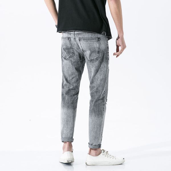 2021 spring summer ripped men's slim fashion retro jeans men streetwear hip-hop hole harem denim pants mens trousers 5te4, Blue
2021 spring summer ripped men's slim fashion retro jeans men streetwear hip-hop hole harem denim pants mens trousers 5te4, Blue