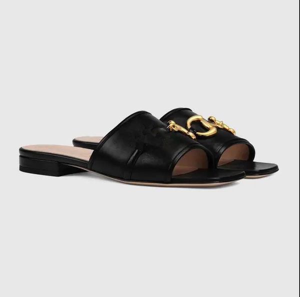 ladies slippers designer high-quality outer wear flat comfortable fashion sandals metal buckle ins trend simple casual one word women's, Black
ladies slippers designer high-quality outer wear flat comfortable fashion sandals metal buckle ins trend simple casual one word women's, Black