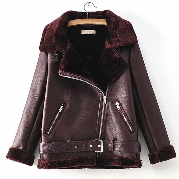 warm women's winter motorcycle velvet jacket female short lapels fur thick korean version plus velvet jacket bomber jacket 201014, Black;brown
warm women's winter motorcycle velvet jacket female short lapels fur thick korean version plus velvet jacket bomber jacket 201014, Black;brown