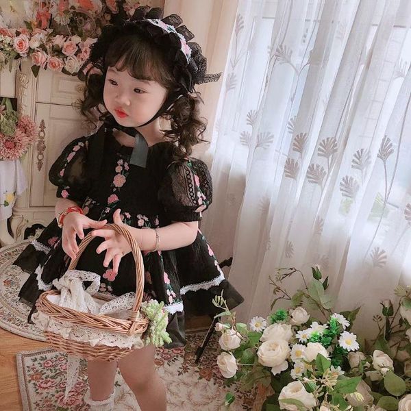 girl's dresses baby girl summer black lace lolita ball gown princess dress for holiday party, Red;yellow
girl's dresses baby girl summer black lace lolita ball gown princess dress for holiday party, Red;yellow