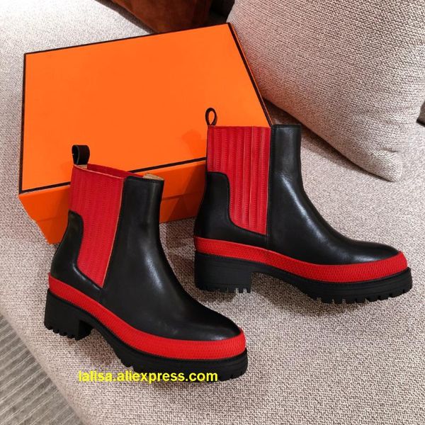 boots brand women selling female short slip on botas mujer chunky heel bota feminina fashion runway ladies shoes, Black
boots brand women selling female short slip on botas mujer chunky heel bota feminina fashion runway ladies shoes, Black