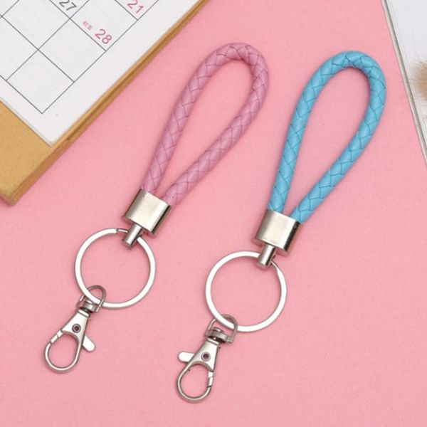 keychains car keychain woven leather creative key holder keyring ring chain auto accessories, Silver
keychains car keychain woven leather creative key holder keyring ring chain auto accessories, Silver