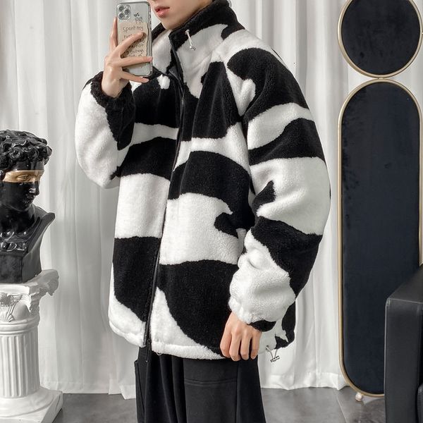 2021 new winter thick lamb wool jacket men's warm fashion casual cotton cow men wild short coat mens clothes m- lxrt, Black
2021 new winter thick lamb wool jacket men's warm fashion casual cotton cow men wild short coat mens clothes m- lxrt, Black