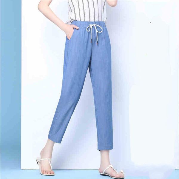women's jeans 2021 summer women pants high waist straight female loose solid color denim ice silk femme plus size s-4xl f72, Blue
women's jeans 2021 summer women pants high waist straight female loose solid color denim ice silk femme plus size s-4xl f72, Blue
