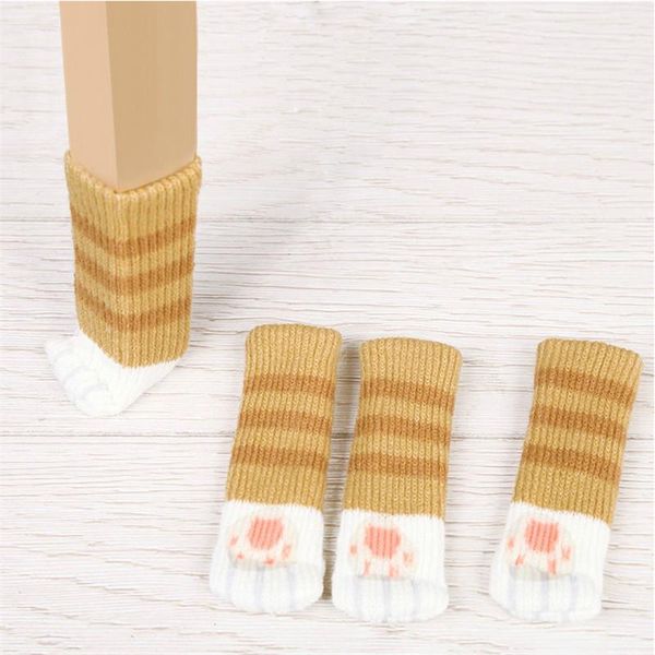chair covers 4pcs/set cat table foot socks floor protectors non-slip knitting cover armchairs living room
chair covers 4pcs/set cat table foot socks floor protectors non-slip knitting cover armchairs living room