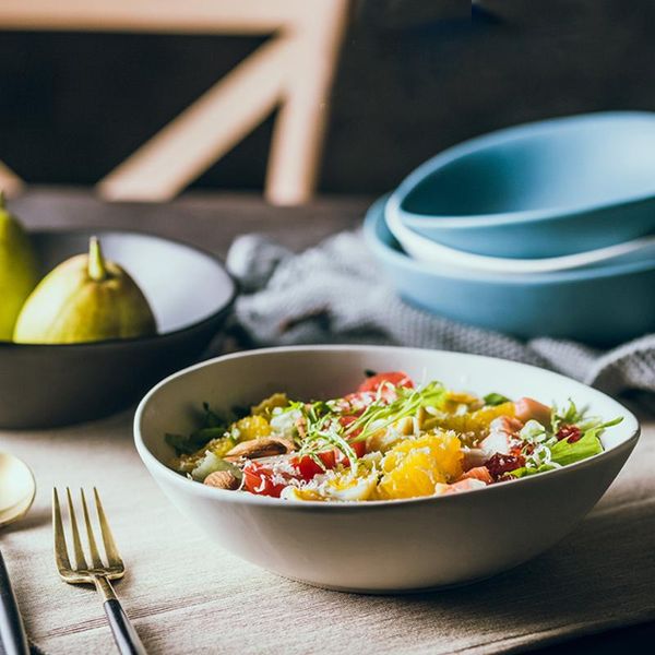 bowls muzity ceramic bowl bevel connection irregularity design porcelain salad solid rice soup dinner
bowls muzity ceramic bowl bevel connection irregularity design porcelain salad solid rice soup dinner