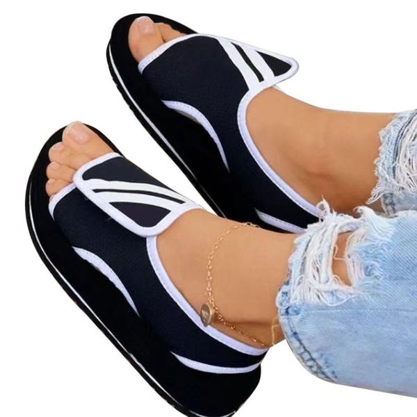 women shoes summer fashion pu leather leisure shoes women platform wedges fish mouth sandal thick bottom slippers 2021, Black
women shoes summer fashion pu leather leisure shoes women platform wedges fish mouth sandal thick bottom slippers 2021, Black