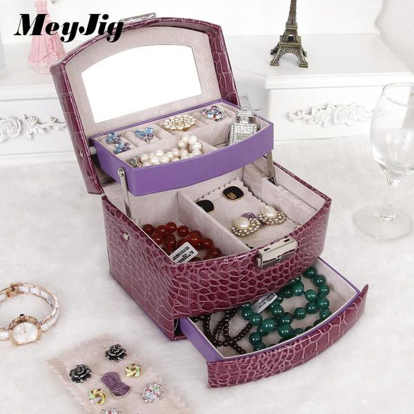 storage boxes & bins meyjig jewelry holder crocodile leather lipstick ring organizer display rangement gift beauty makeup box
storage boxes & bins meyjig jewelry holder crocodile leather lipstick ring organizer display rangement gift beauty makeup box