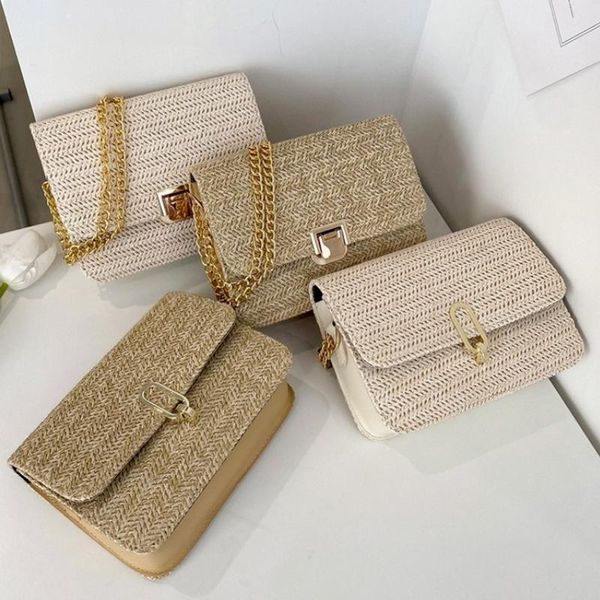 evening bags fashion women straw woven shoulder crossbody messenger bag casual ladies summer beach vacation chain small handbags flap purse
evening bags fashion women straw woven shoulder crossbody messenger bag casual ladies summer beach vacation chain small handbags flap purse