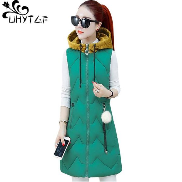 women's vests uhytgf down jacket winter vest waistcoat women hooded zipper plus size female casual sleeveless long colete 512, Black;white
women's vests uhytgf down jacket winter vest waistcoat women hooded zipper plus size female casual sleeveless long colete 512, Black;white