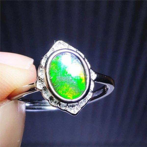 cluster rings natural ammonite ammolite green adjustable ring 9x7mm gemstone woman clear beads 925 sterling silver fashion, Golden;silver
cluster rings natural ammonite ammolite green adjustable ring 9x7mm gemstone woman clear beads 925 sterling silver fashion, Golden;silver