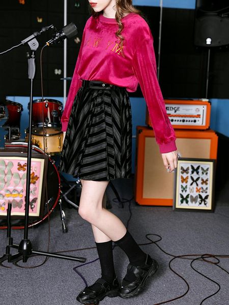 skirts mintcheese independent design autumn / winter rock long leg girl velvet swing skirt black scarlet
skirts mintcheese independent design autumn / winter rock long leg girl velvet swing skirt black scarlet