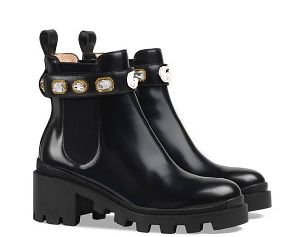 fashion embroidered bee leather strap ankle boots ,round toe webbing bootss diamond crystal decoration chunky heel wavy sole with box-dustba, Black
fashion embroidered bee leather strap ankle boots ,round toe webbing bootss diamond crystal decoration chunky heel wavy sole with box-dustba, Black
