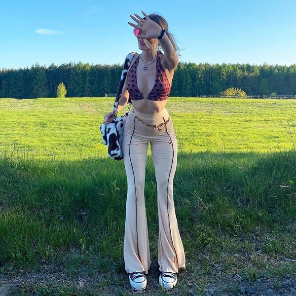 women's pants & capris aesthetic 2000s high waist flare women fashion joggers khaki sweatpants streetwear patchwork trousers, Black;white
women's pants & capris aesthetic 2000s high waist flare women fashion joggers khaki sweatpants streetwear patchwork trousers, Black;white