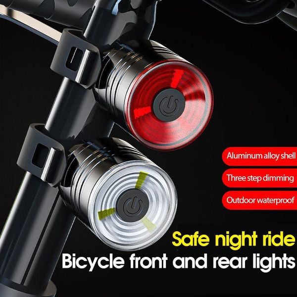 bike lights bicycle front/rear light aluminum alloy taillight night riding warning led waterproof safety accessories
bike lights bicycle front/rear light aluminum alloy taillight night riding warning led waterproof safety accessories
